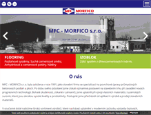 Tablet Screenshot of morfico.cz